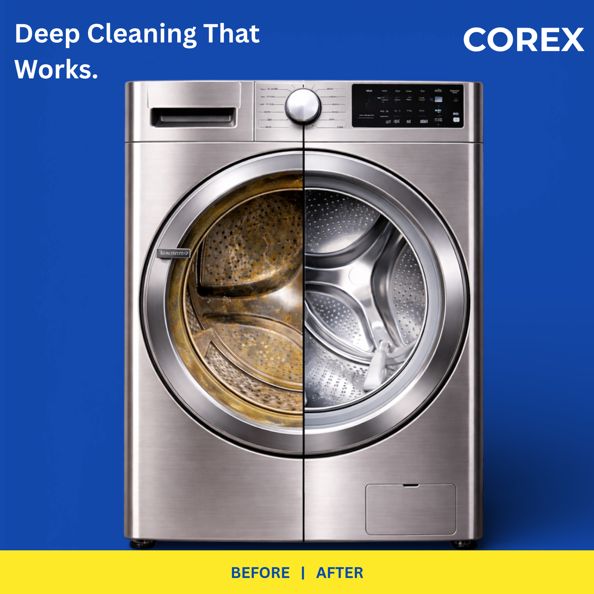 COREX Washing Machine Cleaner Tablets – 24 Count (12-Month Supply)
